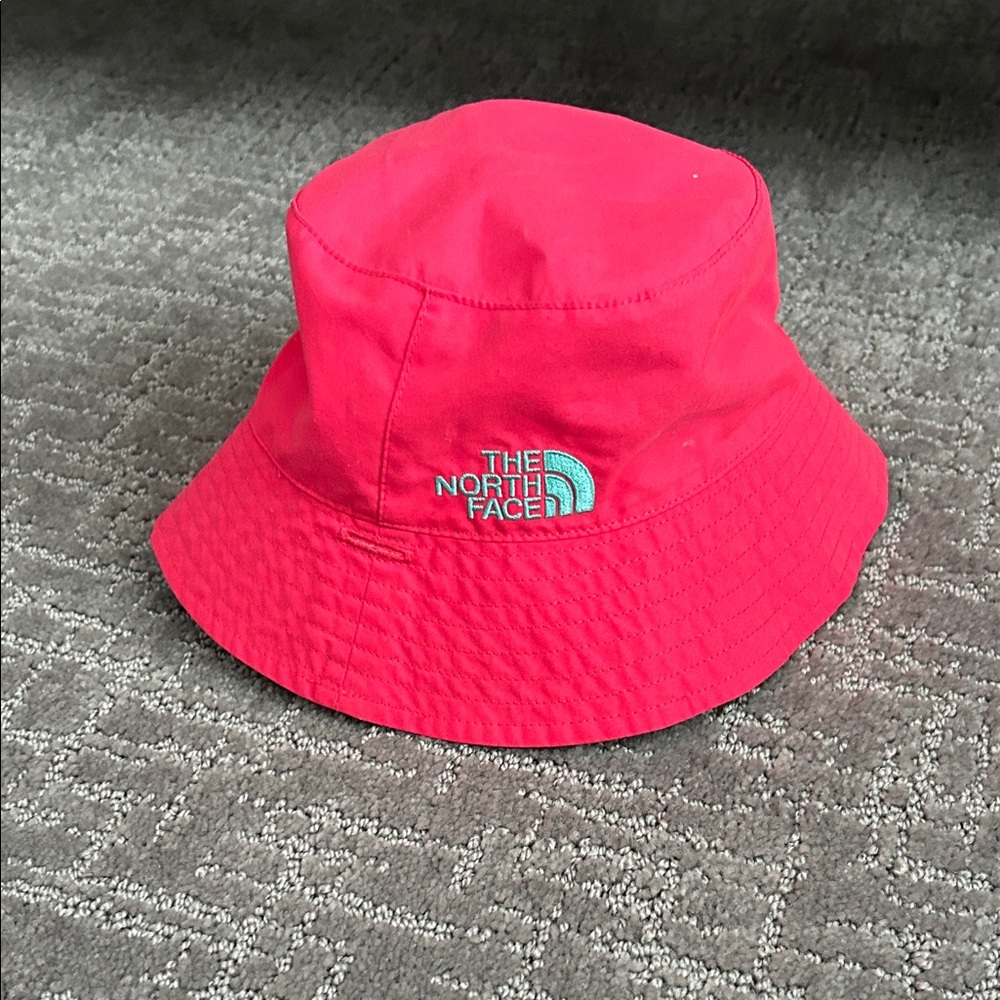 The North Face Vibrant Pink Bucket Hat